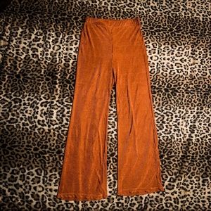 Orange retro style pants